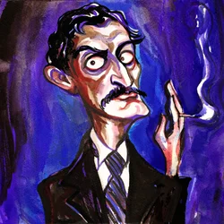 Edvard Munch, 2018 (colagem de tinta)